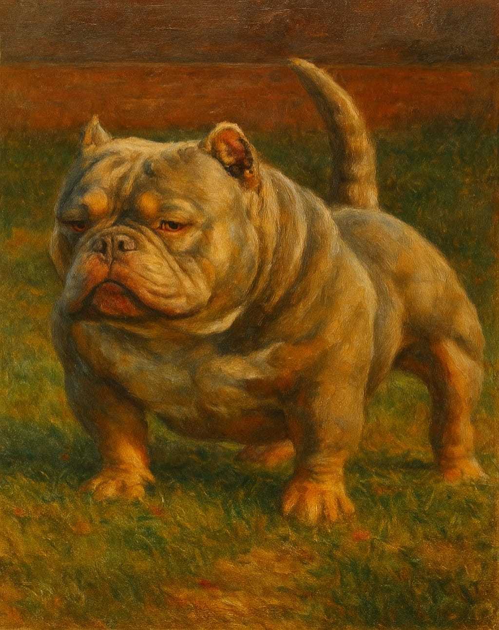 Cão da raça Exotic Bully