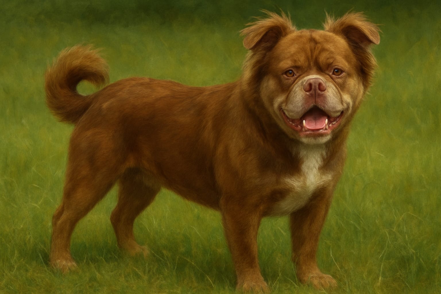 Cão da raça Mammoth Bulldog